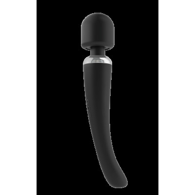 Потужний вібромасажер Dorcel Megawand Black який перезаряджається, 160 режимів Потужний вібромасажер Dorcel Megawand Black який перезаряджається, 160 режимів