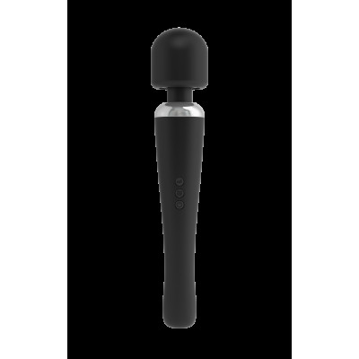 Потужний вібромасажер Dorcel Megawand Black який перезаряджається, 160 режимів