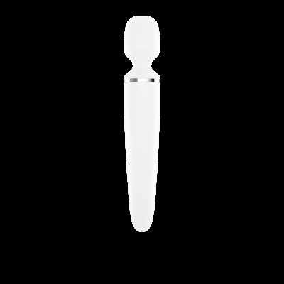 Вибромассажер Satisfyer Wand-er Woman (White/Chrome), водонепроницаемый, мощный, размер XXL Вибромассажер Satisfyer Wand-er Woman (White/Chrome), водонепроницаемый, мощный, размер XXL