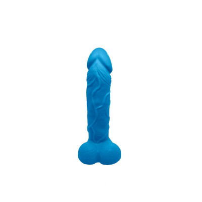 Крафтове мило-член із присоскою Чистий Кайф Blue size L, натуральне Крафтове мило-член із присоскою Чистий Кайф Blue size L, натуральне