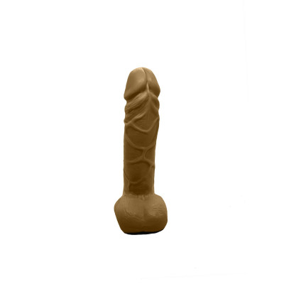Крафтове мило-член із присоскою Чистий Кайф Brown size M, натуральне Крафтове мило-член із присоскою Чистий Кайф Brown size M, натуральне
