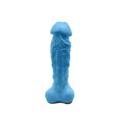 Крафтове мило-член із присоскою Чистый Кайф Blue size XL, натуральне Крафтове мило-член із присоскою Чистый Кайф Blue size XL, натуральне