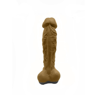 Крафтове мило-член із присоскою Чистый Кайф Brown size XL, натуральне Крафтове мило-член із присоскою Чистый Кайф Brown size XL, натуральне