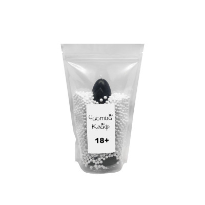 Свічка у вигляді члена Чистий Кайф Black size L, для збуджувальної атмосфери Свічка у вигляді члена Чистий Кайф Black size L, для збуджувальної атмосфери