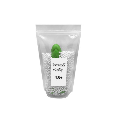 Свічка у вигляді члена Чистий Кайф Green size L, для збуджувальної атмосфери Свічка у вигляді члена Чистий Кайф Green size L, для збуджувальної атмосфери