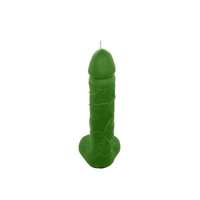 Свічка у вигляді члена Чистий Кайф Green size L, для збуджувальної атмосфери Свічка у вигляді члена Чистий Кайф Green size L, для збуджувальної атмосфери