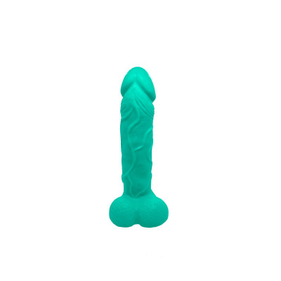 Крафтове мило-член із присоскою Чистий Кайф Turquoise size L, натуральне Крафтове мило-член із присоскою Чистий Кайф Turquoise size L, натуральне