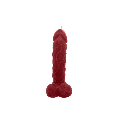 Свічка у вигляді члена Чистий Кайф Red size L, для збуджувальної атмосфери Свічка у вигляді члена Чистий Кайф Red size L, для збуджувальної атмосфери