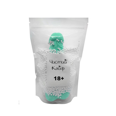 Крафтове мило-член із присоскою Чистый Кайф Turquoise size XL, натуральне Крафтове мило-член із присоскою Чистый Кайф Turquoise size XL, натуральне