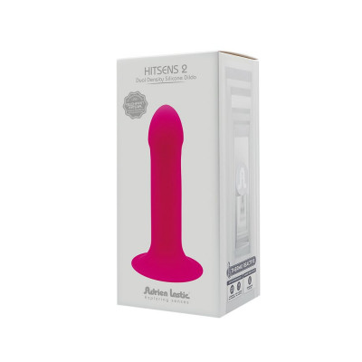 Дилдо з присоскою Adrien Lastic Hitsens 2 Pink, відмінно для страпона, макс діаметр 4 см, довжина 16 Дилдо з присоскою Adrien Lastic Hitsens 2 Pink, відмінно для страпона, макс діаметр 4 см, довжина 16