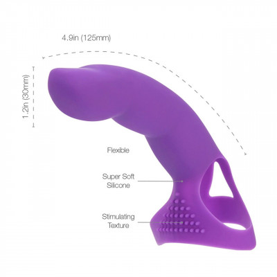 Насадка на палець Simple&True Extra Touch Finger Dong Purple Насадка на палець Simple&True Extra Touch Finger Dong Purple