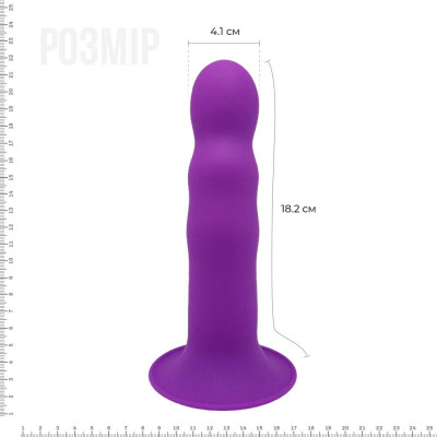 Дилдо з присоскою Adrien Lastic Hitsens 3 Purple, відмінно для страпона, діаметр 4,1 см, довжина 18, Дилдо з присоскою Adrien Lastic Hitsens 3 Purple, відмінно для страпона, діаметр 4,1 см, довжина 18,