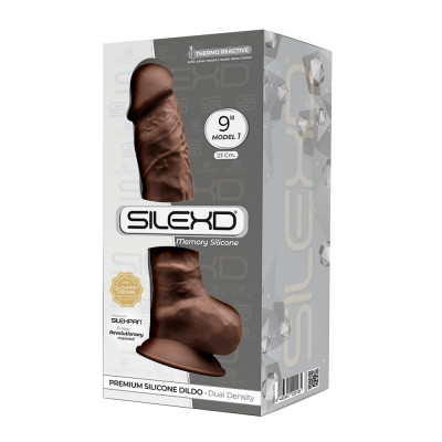Фаллоимитатор SilexD Tomas Brown (MODEL 1 size 9in), двухслойный, силикон+Silexpan, диаметр 4,9см Фаллоимитатор SilexD Tomas Brown (MODEL 1 size 9in), двухслойный, силикон+Silexpan, диаметр 4,9см