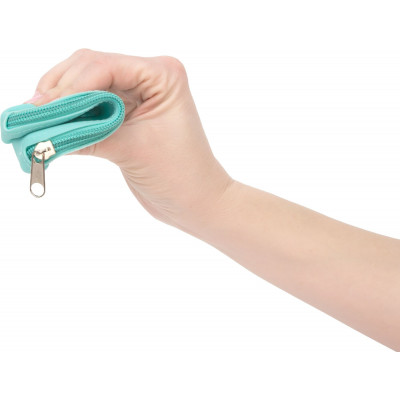 Сумка для зберігання секс-іграшок PowerBullet - Silicone Storage Zippered Bag Teal Сумка для зберігання секс-іграшок PowerBullet - Silicone Storage Zippered Bag Teal