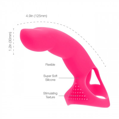 Насадка на палець Simple&True Extra Touch Finger Dong Pink Насадка на палець Simple&True Extra Touch Finger Dong Pink