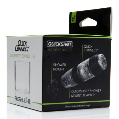 Адаптер Fleshlight Quickshot Quick Connect для з'єднання двох Квікшотов в одну іграшку Адаптер Fleshlight Quickshot Quick Connect для з'єднання двох Квікшотов в одну іграшку