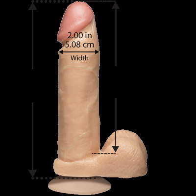 Фалоімітатор Doc Johnson The Realistic Cock 8 inch White - PVC, Vack-U-Lock, діаметр 5,1 см Фалоімітатор Doc Johnson The Realistic Cock 8 inch White - PVC, Vack-U-Lock, діаметр 5,1 см