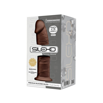 Фалоімітатор SilexD Henry Brown (MODEL 2 size 7.5in), двошаровий, силікон + Silexpan, діаметр 4,8 см Фалоімітатор SilexD Henry Brown (MODEL 2 size 7.5in), двошаровий, силікон + Silexpan, діаметр 4,8 см