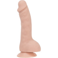 Фалоімітатор ADDICTION - BRAD 7.5" Dildo With Balls, Beige
