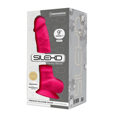Фаллоимитатор SilexD Tomas Pink (MODEL 1 size 9in), двухслойный, силикон+Silexpan, диаметр 4,9см Фаллоимитатор SilexD Tomas Pink (MODEL 1 size 9in), двухслойный, силикон+Silexpan, диаметр 4,9см