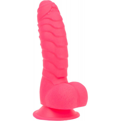 Фалоімітатор ADDICTION - Tom 7" Dildo With Balls - Pink