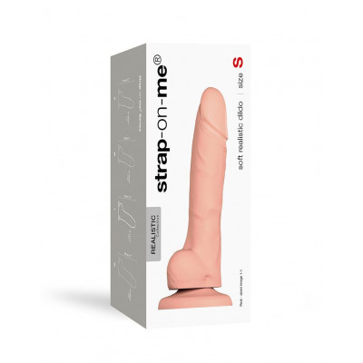 Реалистичный фаллоимитатор Strap-On-Me SOFT REALISTIC DILDO Vanilla - Size S Реалистичный фаллоимитатор Strap-On-Me SOFT REALISTIC DILDO Vanilla - Size S
