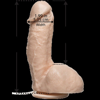 Кончающий фаллоимитатор Doc Johnson The Amazing Squirting Realistic Cock, ПВХ, диаметр 5,1см Кончающий фаллоимитатор Doc Johnson The Amazing Squirting Realistic Cock, ПВХ, диаметр 5,1см