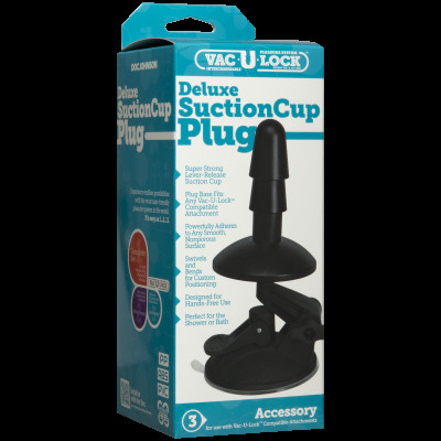 Кріплення для душу з присоскою Doc Johnson Vac-U-Lock - Deluxe Suction Cup Plug для іграшок Кріплення для душу з присоскою Doc Johnson Vac-U-Lock - Deluxe Suction Cup Plug для іграшок