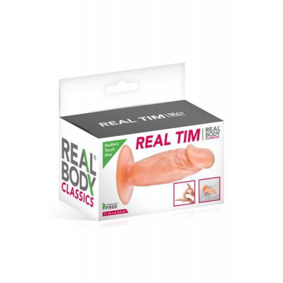 Фалоімітатор Real Body — Real Tim Flash, TPE, діаметр 3,4 см Фалоімітатор Real Body — Real Tim Flash, TPE, діаметр 3,4 см