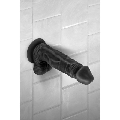 Фалоімітатор Real Body — Real Tony Black, TPE, діаметр 3,5 см Фалоімітатор Real Body — Real Tony Black, TPE, діаметр 3,5 см