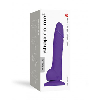Реалистичный фаллоимитатор Strap-On-Me SOFT REALISTIC DILDO Violet - Size S Реалистичный фаллоимитатор Strap-On-Me SOFT REALISTIC DILDO Violet - Size S