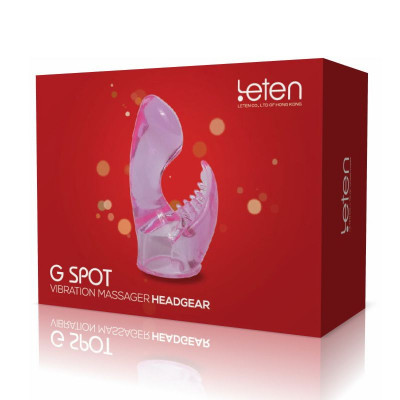 Насадка для вібромасажера Leten G SPOT HEADGEAR - 4 (42 x 100 мм) Насадка для вібромасажера Leten G SPOT HEADGEAR - 4 (42 x 100 мм)
