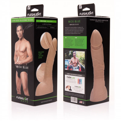 Фаллоимитатор Fleshlight Guys: Mick Blue Dildo, по слепку пениса Фаллоимитатор Fleshlight Guys: Mick Blue Dildo, по слепку пениса