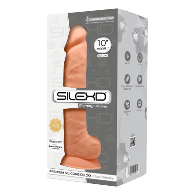 Фалоімітатор реалістичний SilexD Arnold Flesh (MODEL 5 size 10in), двошаровий, силікон+Silexpan, діа Фалоімітатор реалістичний SilexD Arnold Flesh (MODEL 5 size 10in), двошаровий, силікон+Silexpan, діа