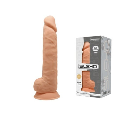 Фалоімітатор реалістичний SilexD Arnold Flesh (MODEL 5 size 10in), двошаровий, силікон+Silexpan, діа Фалоімітатор реалістичний SilexD Arnold Flesh (MODEL 5 size 10in), двошаровий, силікон+Silexpan, діа