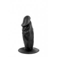Фалоімітатор Real Body — Real Tim Black, TPE, діаметр 3,4 см