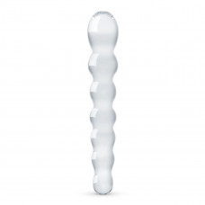 Скляний ділдо у вигляді намистин Gildo Glass Dildo No. 19
