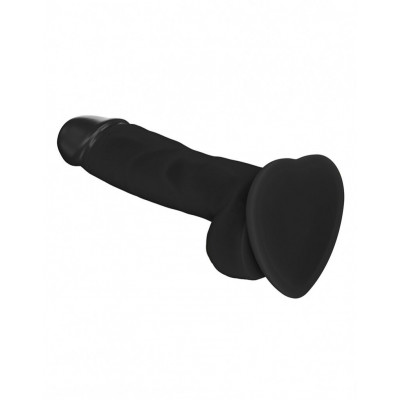 Реалистичный фаллоимитатор Strap-On-Me SOFT REALISTIC DILDO Black - Size M Реалистичный фаллоимитатор Strap-On-Me SOFT REALISTIC DILDO Black - Size M