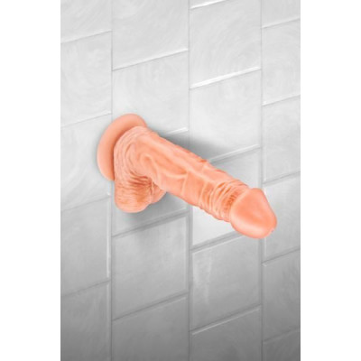 Фалоімітатор Real Body — Real Bruce Flesh, TPE, діаметр 4,2 см