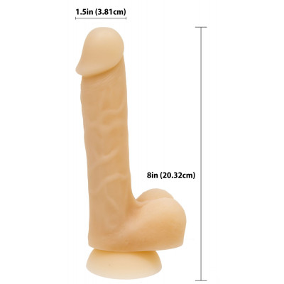 Фалоімітатор ADDICTION - DAVID - 8" Bendable Silicone Dong