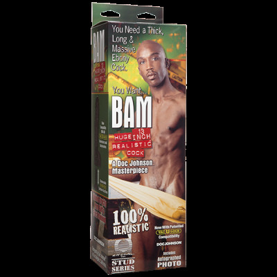 Фалоімітатор Doc Johnson BAM - Huge 13 Inch Realistic Cock Фалоімітатор Doc Johnson BAM - Huge 13 Inch Realistic Cock