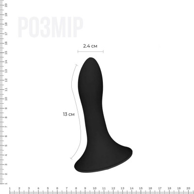 Дилдо з присоскою Adrien Lastic Hitsens 5 Black, відмінно для страпона, діаметр 2,4 см, довжина 13 с Дилдо з присоскою Adrien Lastic Hitsens 5 Black, відмінно для страпона, діаметр 2,4 см, довжина 13 с