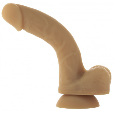 Фалоімітатор ADDICTI+RC:RCON - ANDREW - 8" Bendable Silicone Dong - Caramel
