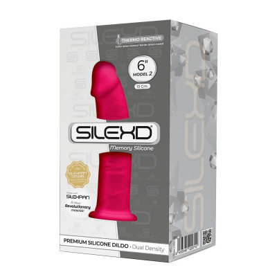 Фаллоимитатор SilexD Robby Pink (MODEL 2 size 6in), двухслойный, силикон+Silexpan, диаметр 3,5 см Фаллоимитатор SilexD Robby Pink (MODEL 2 size 6in), двухслойный, силикон+Silexpan, диаметр 3,5 см