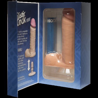Фаллоимитатор Doc Johnson The Realistic Cock 8 inch White - ULTRASKYN, Vack-U-Lock, диаметр 5,1см Фаллоимитатор Doc Johnson The Realistic Cock 8 inch White - ULTRASKYN, Vack-U-Lock, диаметр 5,1см