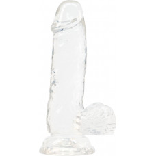 Фалоімітатор ADDICTION - Crystal Clear Dildo with Balls - 6"