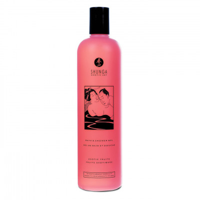 Гель для душу Shunga Shower Gel – Exotic Fruits (500 мл) з рослинними оліями та вітаміном Е