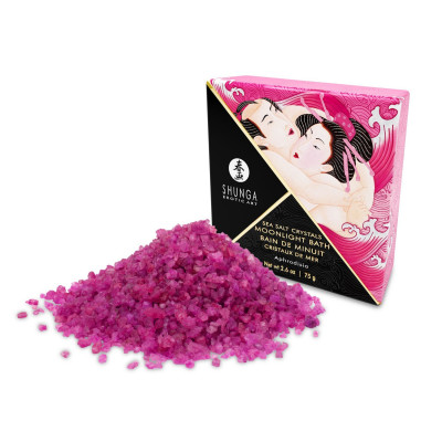 Сіль для ванни Shunga Moonlight Bath – Aphrodisia (75 мл), сіль Мертвого моря, ароматичні олії Сіль для ванни Shunga Moonlight Bath – Aphrodisia (75 мл), сіль Мертвого моря, ароматичні олії