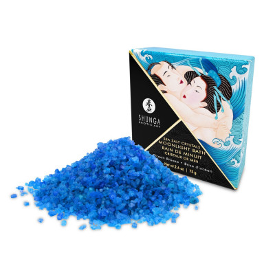 Соль для ванны Shunga Moonlight Bath - Ocean Breeze (75 гр), соль Мертвого моря, аромамасла Соль для ванны Shunga Moonlight Bath - Ocean Breeze (75 гр), соль Мертвого моря, аромамасла
