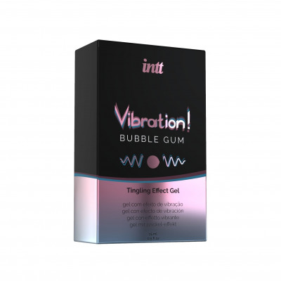 Рідкий вібратор Intt Vibration Bubble Gum (15 мл) EXTRA GREEN, дуже смачний, діє до 30 хвилин Рідкий вібратор Intt Vibration Bubble Gum (15 мл) EXTRA GREEN, дуже смачний, діє до 30 хвилин